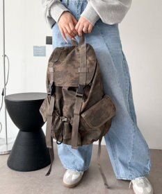 WEGO 【ユニセックス着用ITEM】3ポケットフラップリュック