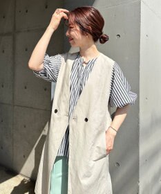 UNFILO L 【洗える】イージーケア ボリュームスリーブブラウス