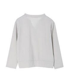 Green Parks カットジョーゼットドットボタンカーディガン