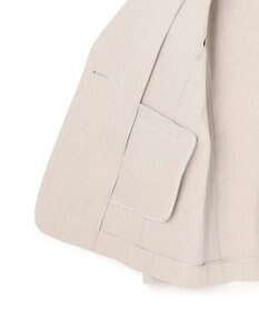 23区 【洗える】リネンレーヨンストレッチ テーラード ジャケット