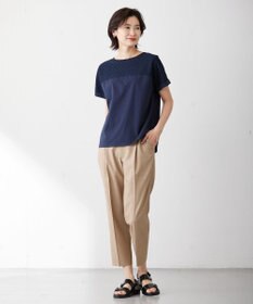 J.PRESS LADIES L 【WEB限定・洗える】FLAXASAオックス テーパード パンツ