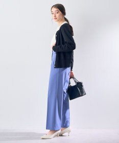 YECCA VECCA ラメ混クルーネックカーディガン