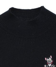 earth music&ecology Ｄｉｓｎｅｙ／フィガロ刺繍袖フェザーニット