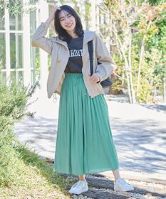 ANY 【UVケア】アソートロゴプリント ロングスリーブTシャツ