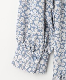 Feroux 【洗える】フラワープリントドロスト ワンピース