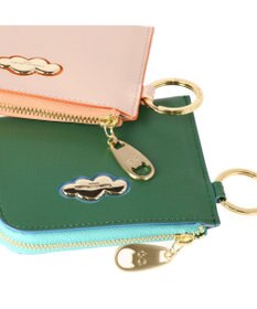 tsumori chisato CARRY くもマーク 財布 2つ折り キーリング付き ミニ財布