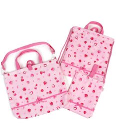 Mother garden マザーガーデン 野いちご 通園・通学バッグ 3点セット 《スケッチ柄》