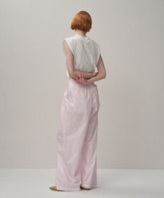 ATON NATURAL DYED COTTON LAWN | ツータックイージーパンツ