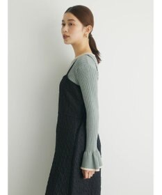 Green Parks ・ｎｏｖｅｍ９　フクレジャカードキャミワンピ