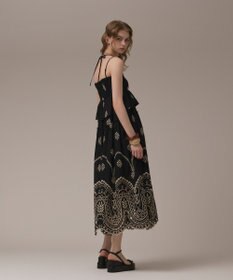 GRACE CONTINENTAL カットワークマキシドレス