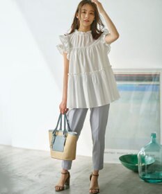 組曲 【接触冷感・吸湿冷感・UVカット】スタイルアップジャージー パンツ