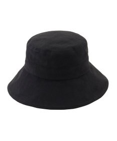 MOONBAT 【帽子】フルラ (FURLA) 広つばハット　同色ロゴ刺繍 サイズ調整