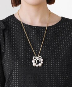 TOCCA 【2WAY】PROMISE PEARL RIBBON BROOCH NECKLACE ブローチ ネックレス