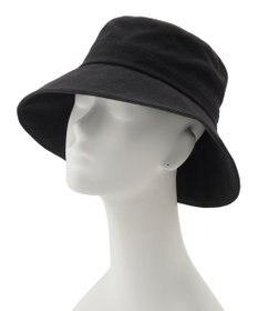 MOONBAT 【帽子】フルラ (FURLA) 広つばハット　同色ロゴ刺繍 サイズ調整