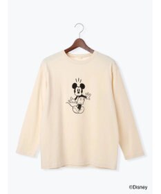 Te chichi 【Disney】ミッキー/フロッキープリントロンT