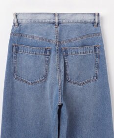 GRACE CONTINENTAL ラップデニムパンツ