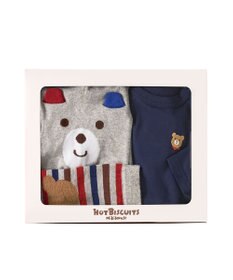 MIKI HOUSE HOT BISCUITS 長袖Tシャツ＆スパッツギフトセット【BOX付き】