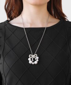 TOCCA 【2WAY】PROMISE PEARL RIBBON BROOCH NECKLACE ブローチ ネックレス