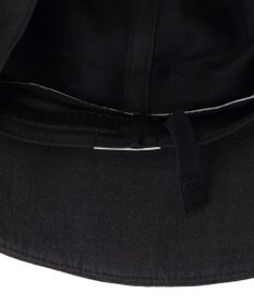 MOONBAT 【帽子】フルラ (FURLA) 広つばハット　同色ロゴ刺繍 サイズ調整