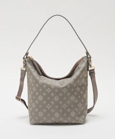 russet ナイロンジャガード2WAYミニショルダーバッグ(CE-1627)