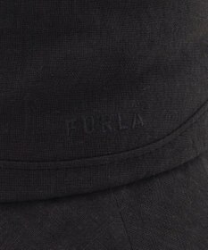 MOONBAT 【帽子】フルラ (FURLA) 広つばハット　同色ロゴ刺繍 サイズ調整