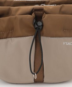 Y'SACCS ドローストリング コンビカラーショルダー mini