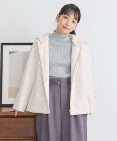 earth music&ecology ２Ｗａｙフードショートコート