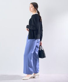 YECCA VECCA ラメ混クルーネックカーディガン