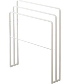 tower 横から掛けられるバスタオルハンガー 3連 タワー ホワイト