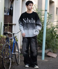 WEGO 【ユニセックス着用ITEM/MLサイズ展開】ファジーグラデーションプルオーバー