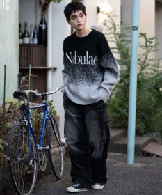 WEGO 【ユニセックス着用ITEM/MLサイズ展開】ファジーグラデーションプルオーバー