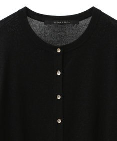 YECCA VECCA ラメ混クルーネックカーディガン