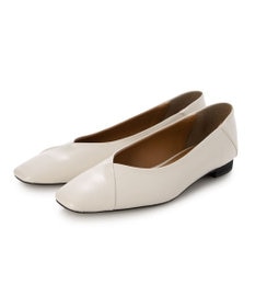 MODE ET JACOMO <carino>スクエアトゥバレエシューズ