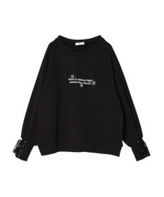 earth music&ecology 袖レースアップウラケプルオーバー