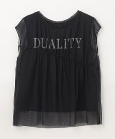 GRACE CONTINENTAL チュールレイヤードトップ