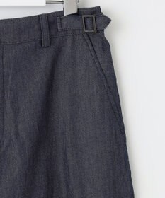 J.PRESS LADIES L 【洗える】ライトデニム セミワイド パンツ