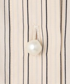 23区 S 【洗える】CANCLINI ポケット付き パールボタン シャツブラウス