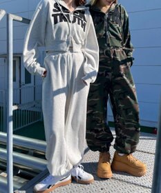 WEGO ロゴZIPショートパーカー