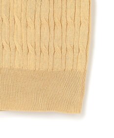 J.PRESS MEN ギマコットン ケーブルハーフジップ ニット