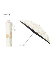 MOONBAT 【 遮光率100％/遮熱/UV/軽量】PAUL&JOE ACCESSOIRES(ポール&ジョー) 晴雨兼用日傘 クリザンテーム 総柄 花柄 折りたたみ傘