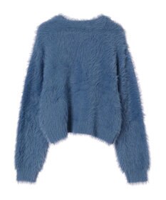 Green Parks ・Ｐｅｔｉｔ　Ｆｌｅｕｒ　シャギーニットカーディガン