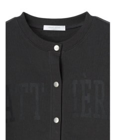 Green Parks ロゴ裏毛カーディガン