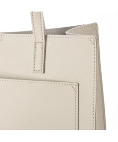 UNBILLION cachecache WEB限定シンセティックレザーフロントポケットトート