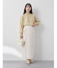 earth music&ecology ギャザーナロースカート