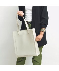 UNBILLION cachecache WEB限定シンセティックレザーフロントポケットトート