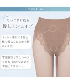 BRADELIS New York 【BRADELIS New York】メッシュシェイプガードル 1枚履き可能 補整 ガードルショーツ 太もも細見え ヒップアップ