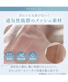 BRADELIS New York 【BRADELIS New York】メッシュシェイプガードル 1枚履き可能 補整 ガードルショーツ 太もも細見え ヒップアップ