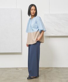 J.PRESS YORK STREET 【WOMEN】ワッシャーリラックス ワイドパンツ