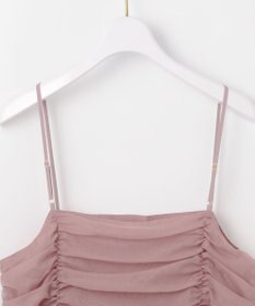 ANY SIS 【洗える】チュールレイヤード キャミソール