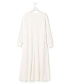 23区 L 【SLOW/洗える】ワッフルジャージー フレア ワンピース